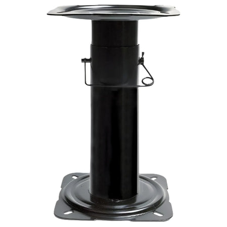 Attwood Marine Swivl-Eze Adjustable Pedestal, 11-1/2 in to 17-1/2 in, Black Powder-Coated — Quality Boat Parts