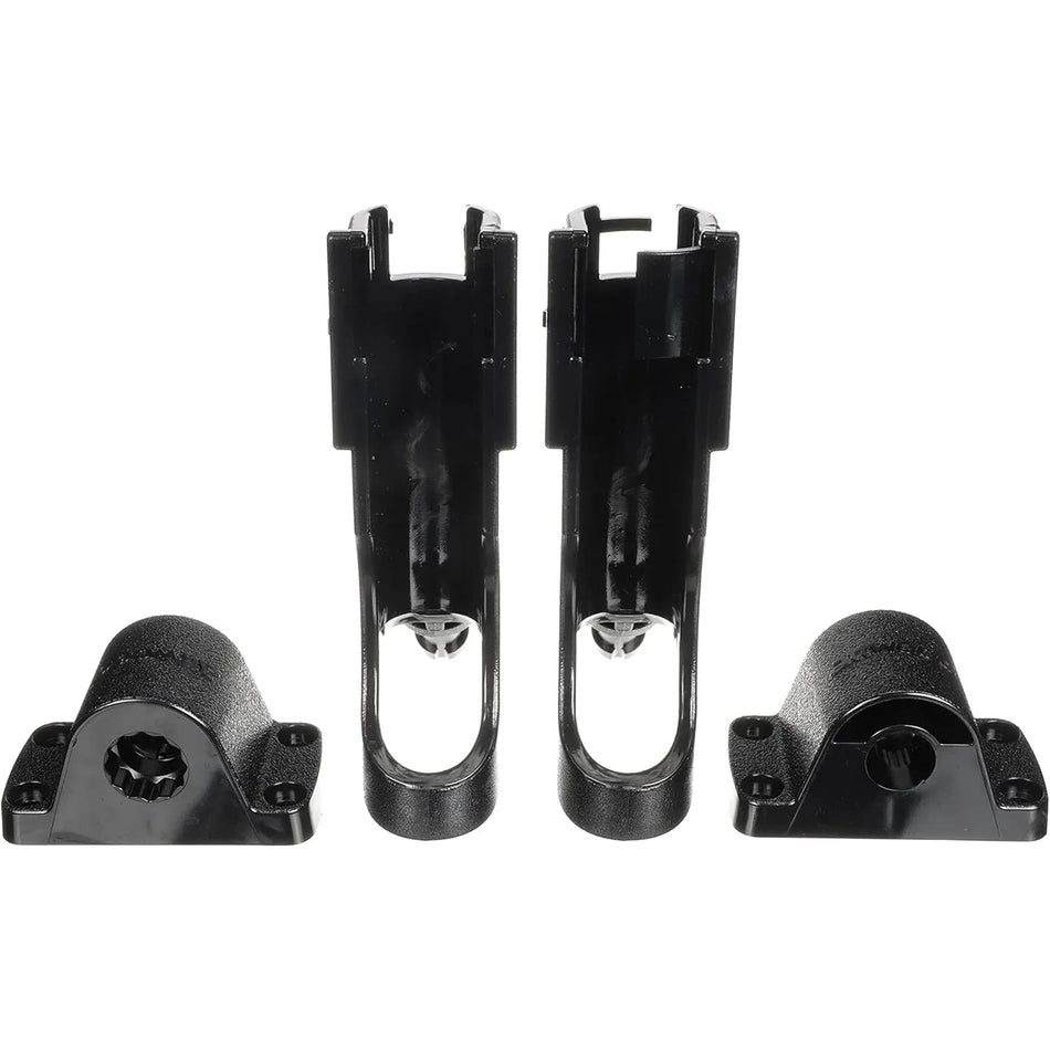 Attwood Marine 2-In-1 Non-Adjustable Side Mount Rod Holders, 2pk, Black — Quality Boat Parts