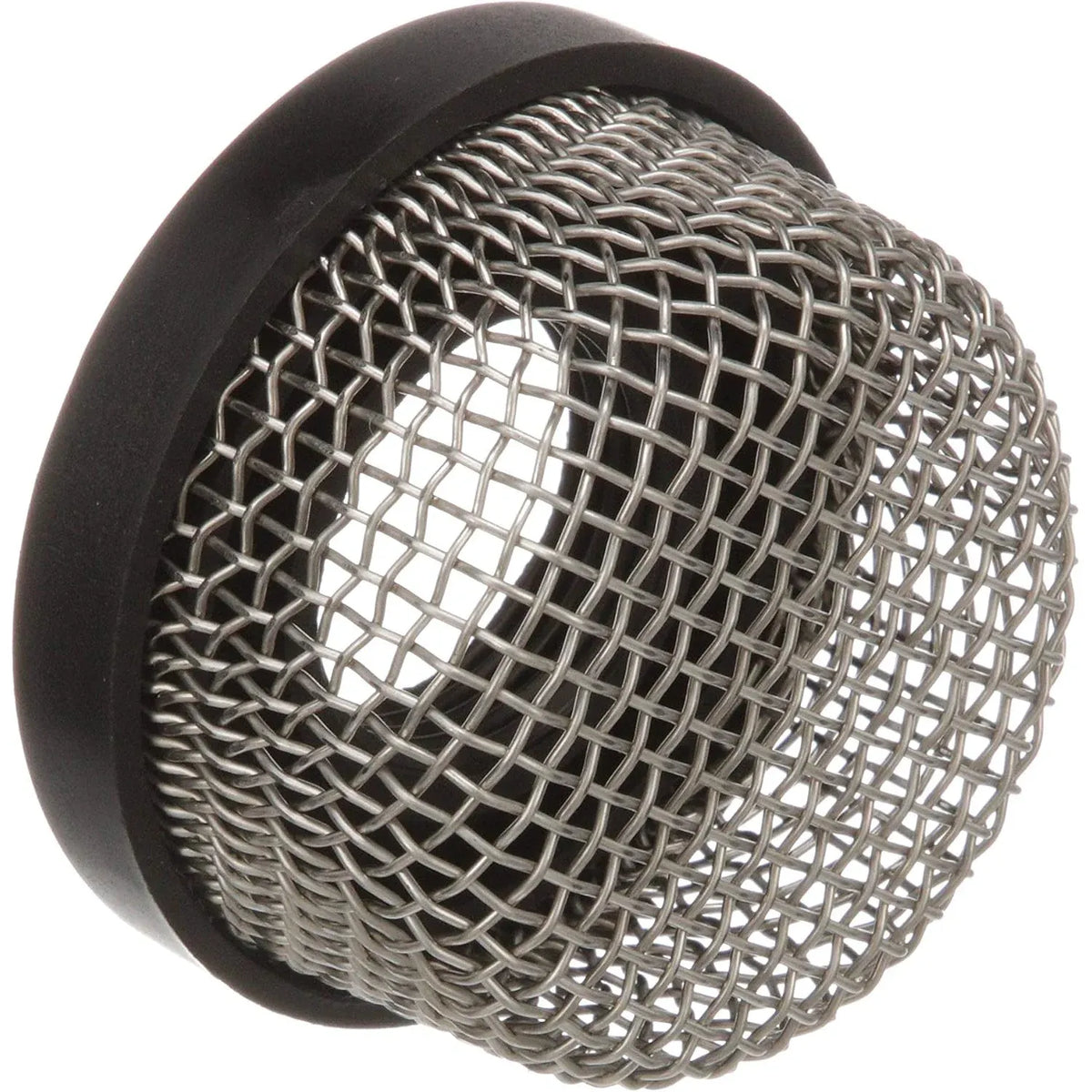 Attwood Marine Mesh Strainer, For 3/4 in Aerator Inlet and 3886-1 Thru-Hull, Stainless Steel Mesh, Black PVC Base — Quality Boat Parts