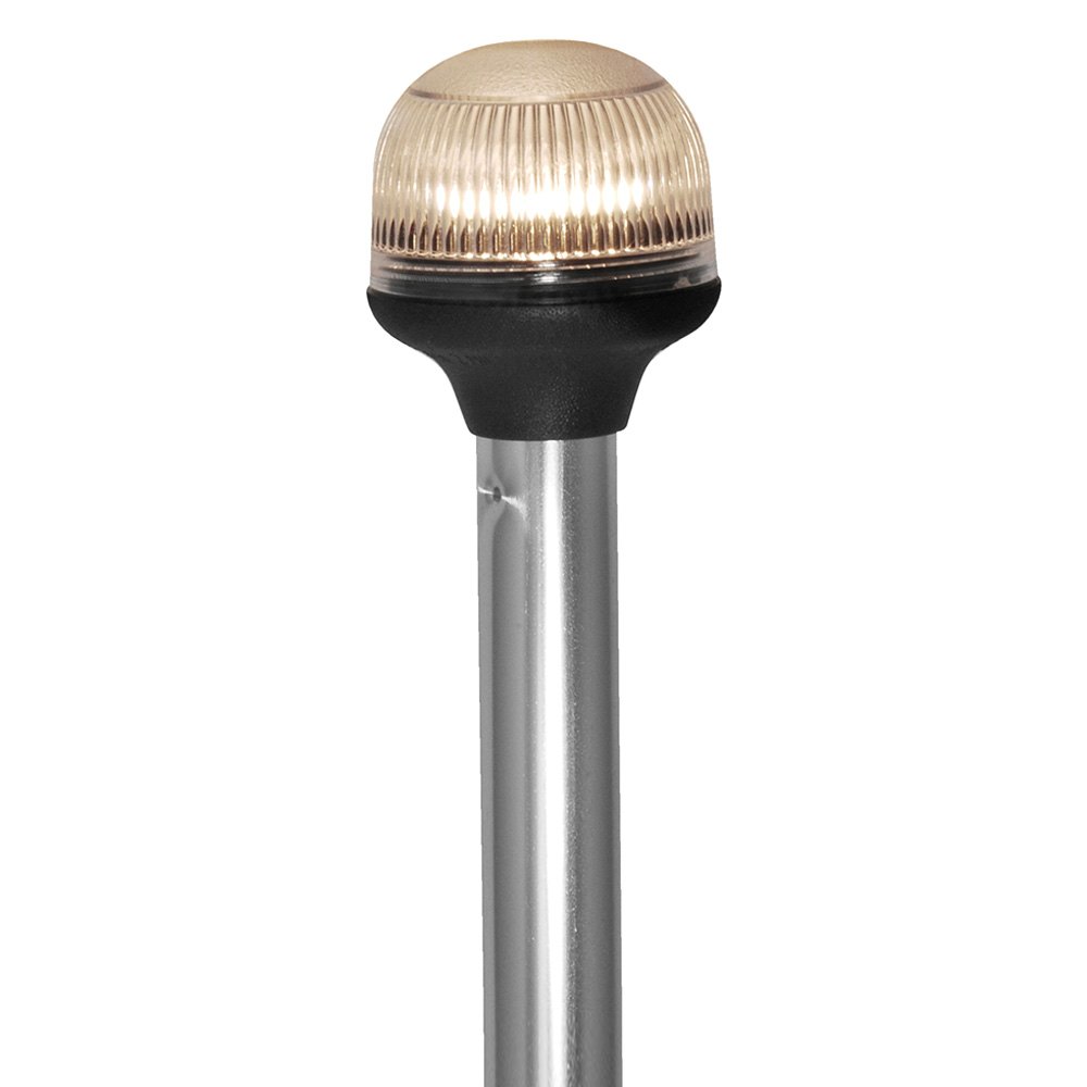 Attwood Marine Incandescent All-Round Folding Pole Light, 54 in, 12V, 2-Pin Locking Collar, Articulating Anti-Glare — Quality Boat Parts
