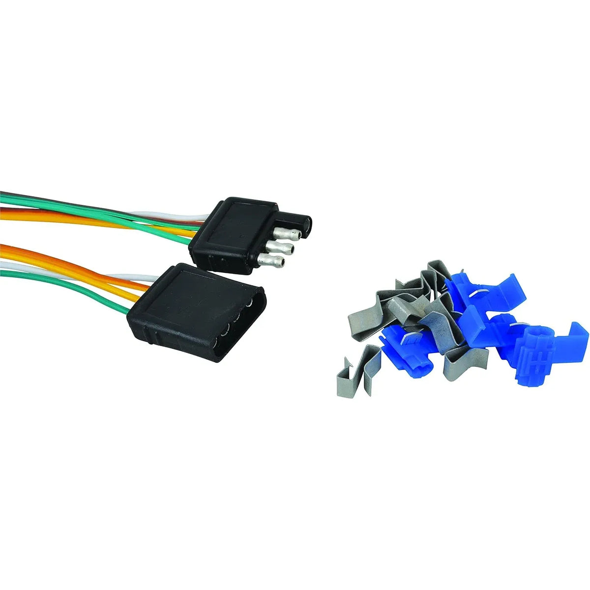 Attwood Marine Complete Trailer Wiring Kit, 25 ft, 4 Quick Connectors, 8 Attachment Clips — Quality Boat Parts