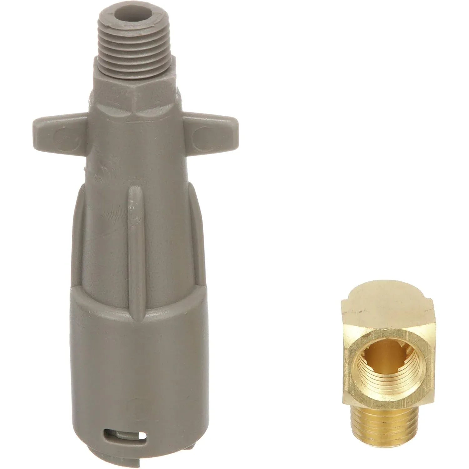 Attwood Marine Mercury Twist-Lock Female Fuel Tank Fitting, 1/4 in NPT, 90 Degree Elbow, Nylon — Quality Boat Parts