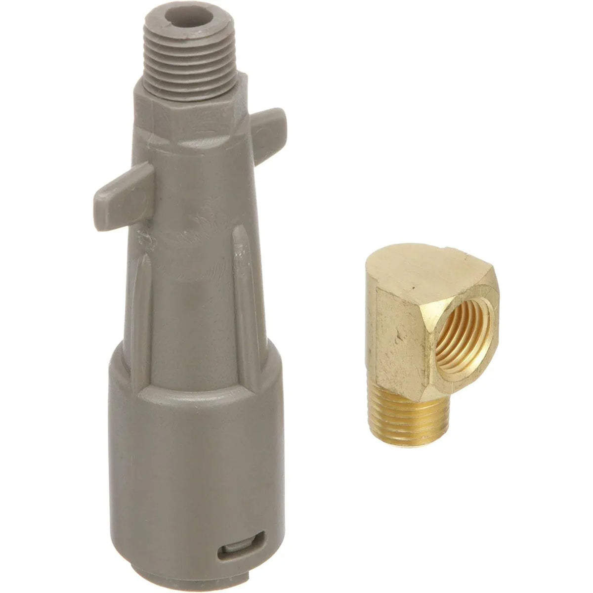 Attwood Marine Mercury Twist-Lock Female Fuel Tank Fitting, 1/4 in NPT, 90 Degree Elbow, Nylon — Quality Boat Parts