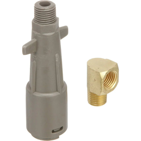 Attwood Marine Mercury Twist-Lock Female Fuel Tank Fitting, 1/4 in NPT, 90 Degree Elbow, Nylon — Quality Boat Parts