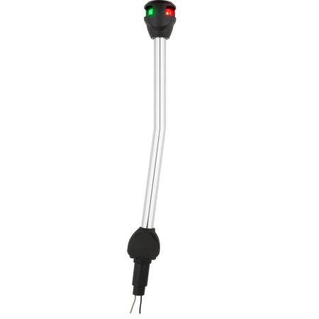 Attwood Marine LightArmor Bi-Color Navigation Pole Light, 14 in, Angled, LED, IP67 — Quality Boat Parts