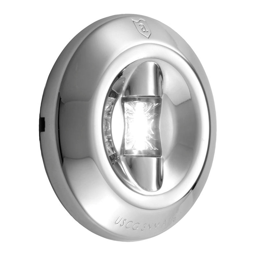 Attwood Marine LED Transom Navigation Light, 3 NM, Stainless Steel, Surface Mount — Quality Boat Parts