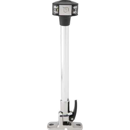 Attwood Marine LightArmor Fold-Down Anchor/Masthead LED Light, 12 in, 12V, 3NM, Horizontal Mount — Quality Boat Parts
