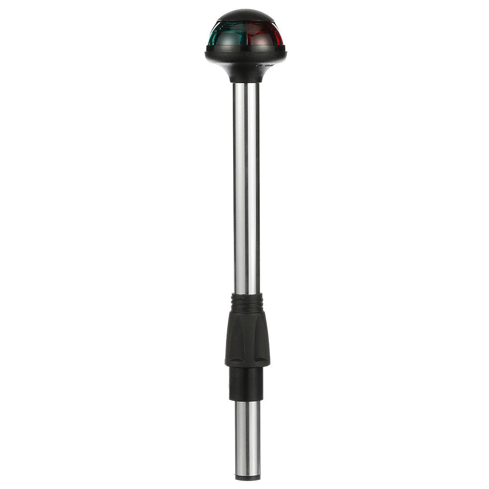 Attwood Marine Pulsar Bi-Color Stowaway Pole Light, 10 in Straight, 2-Pin Locking-Collar, 1-Mile — Quality Boat Parts