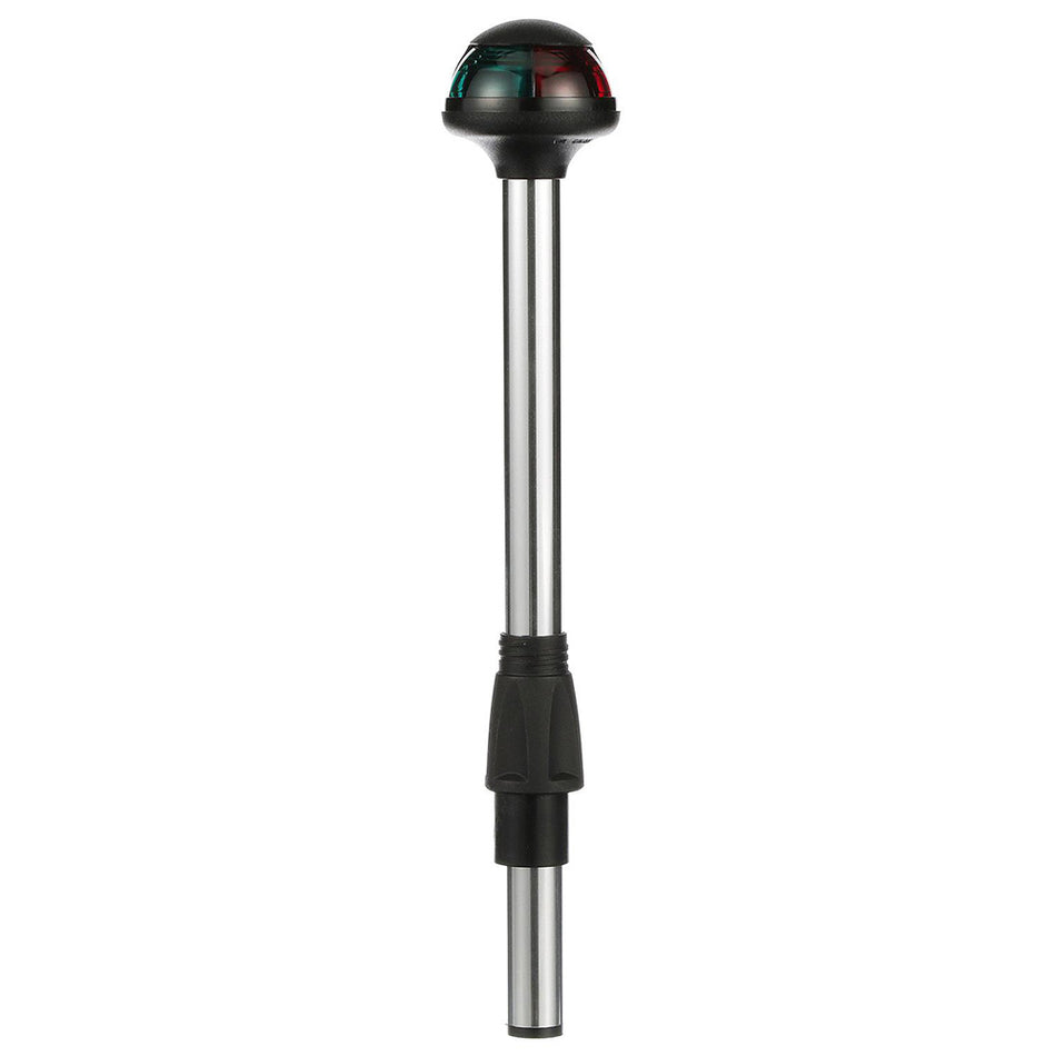 Attwood Marine Pulsar Bi-Color Stowaway Pole Light, 10 in Straight, 2-Pin Locking-Collar, 1-Mile — Quality Boat Parts
