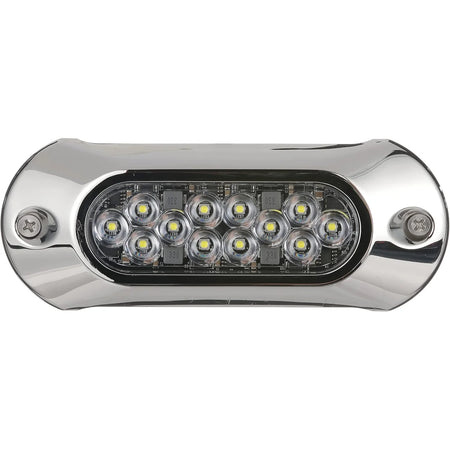 Attwood Marine Light Armor Surface-Mount Underwater LED Light, White Light, 12V, 12 LED — Quality Boat Parts