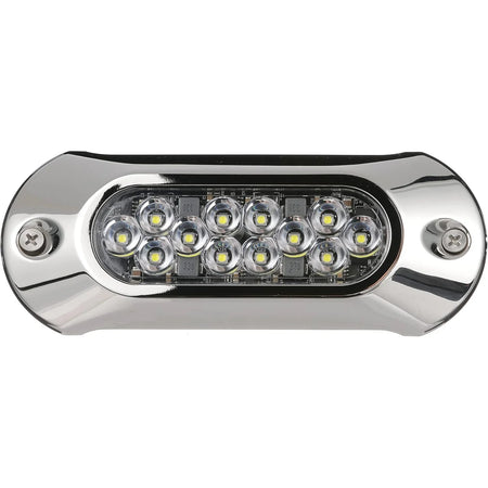 Attwood Marine Light Armor Surface-Mount Underwater LED Light, White Light, 12V, 12 LED — Quality Boat Parts