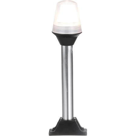 Attwood Marine All-Round Fixed Base Pole Light, 8 in, 2-Mile, 360°, Black Composite Base — Quality Boat Parts