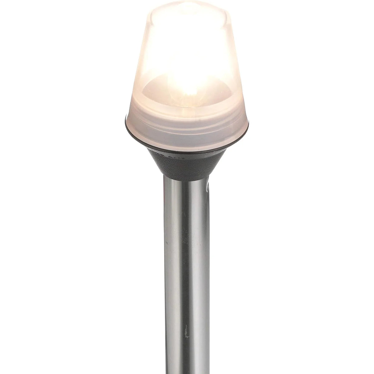 Attwood Marine All-Round Fixed Base Pole Light, 8 in, 2-Mile, 360°, Black Composite Base — Quality Boat Parts