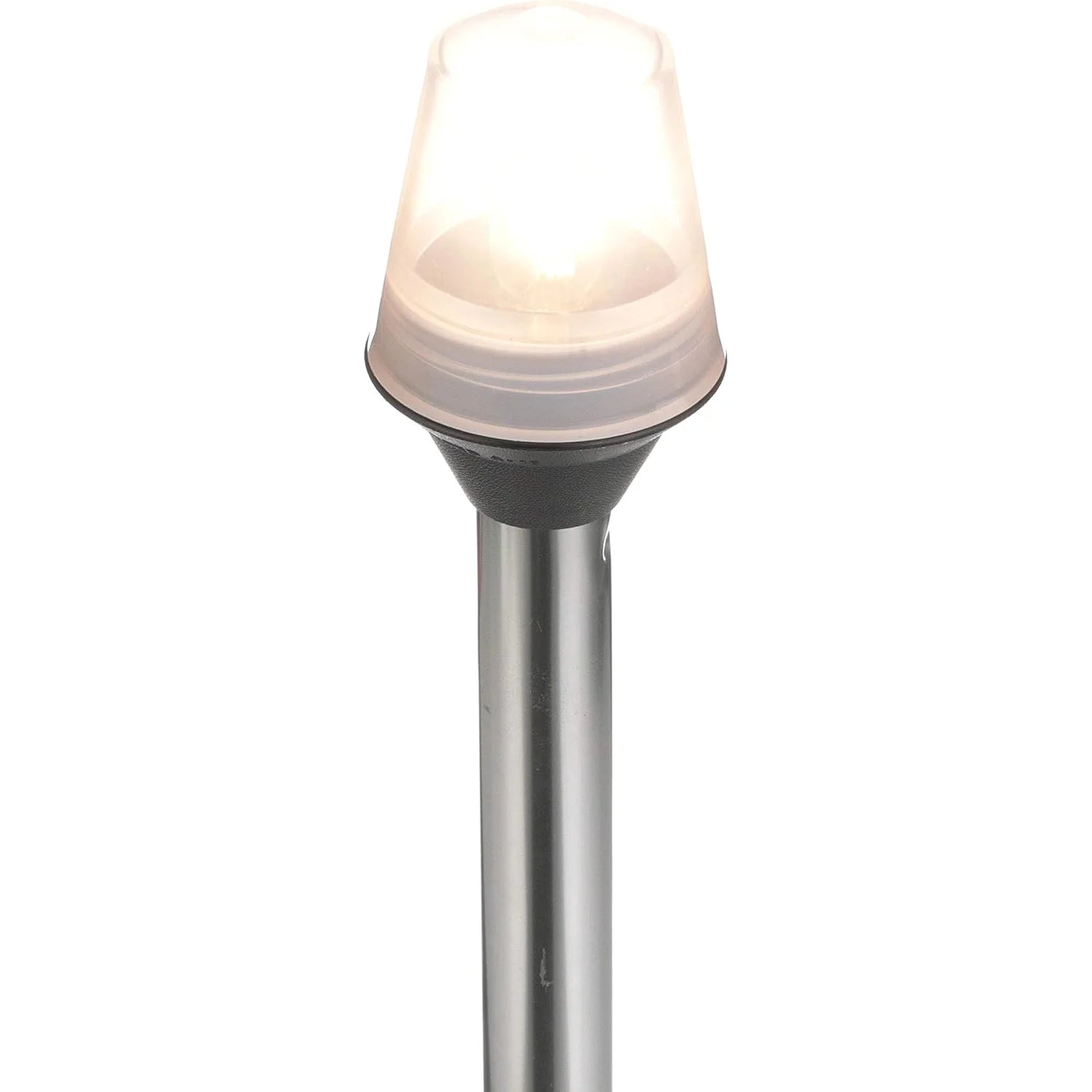 Attwood Marine All-Round Fixed Base Pole Light, 8 in, 2-Mile, 360°, Black Composite Base — Quality Boat Parts