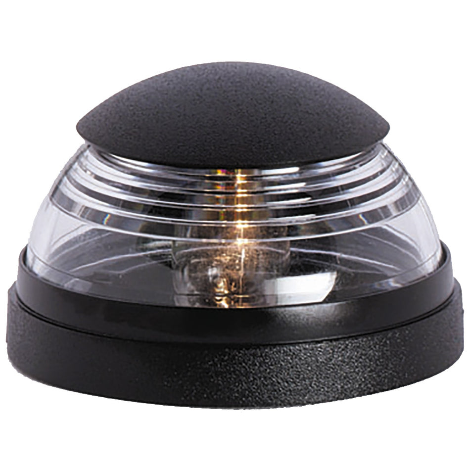 Attwood Marine All-Round Deck Mount Light, 12V, Flush Mount, Black Housing — Quality Boat Parts