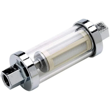 Attwood Marine Outboard Fuel Filter, Universal, Clear Body, For 1/4 in, 5/16 in, 3/8 in Fuel Lines — Quality Boat Parts