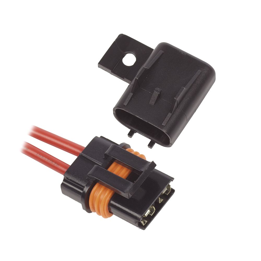 Blue Sea Systems Waterproof In-Line ATO/ATC Fuse Holder, 30A Max, 12 AWG Pigtails — Quality Boat Parts