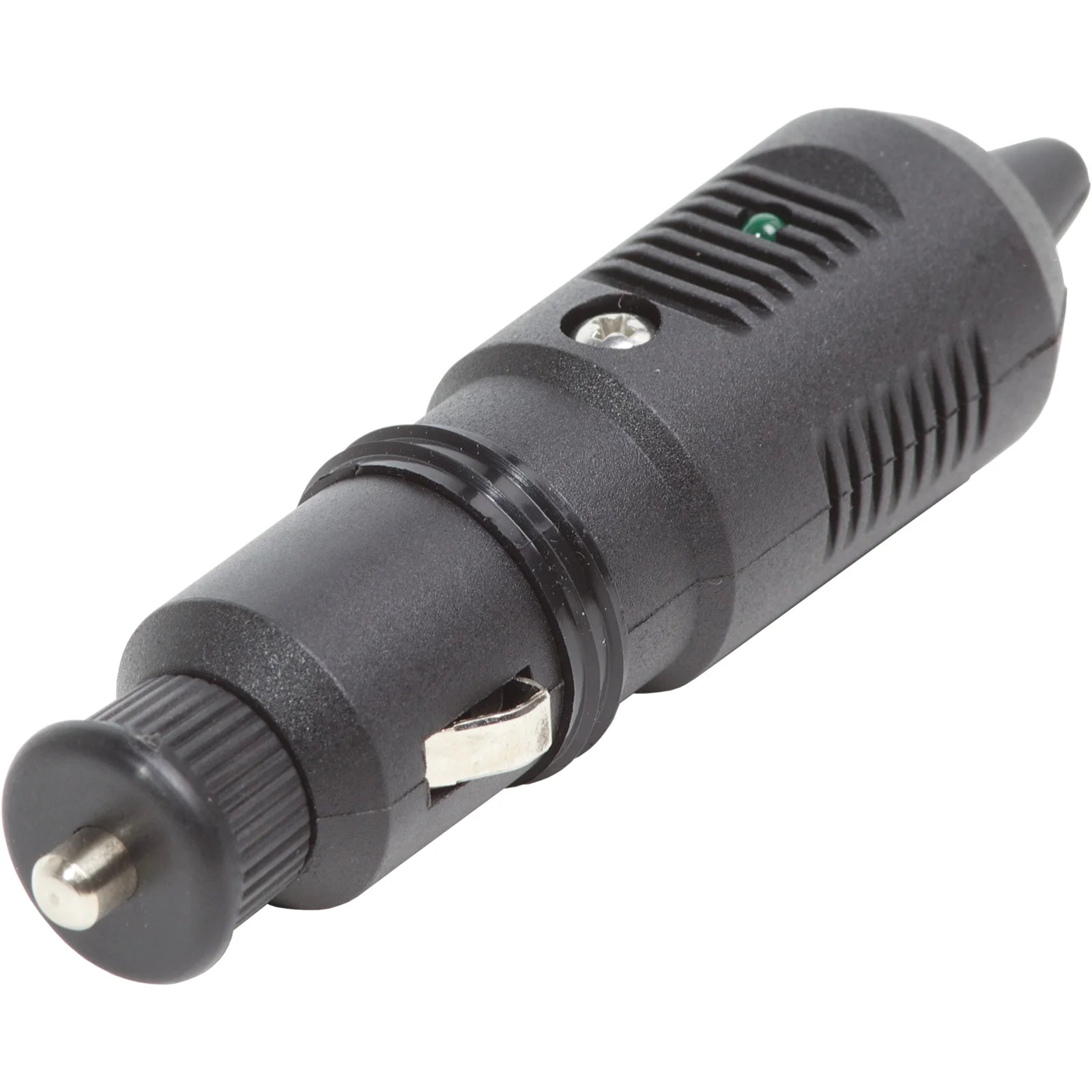 Blue Sea Systems 12V Cigarette Lighter Plug, 10A Fuse, Twist Lock, ON LED — Quality Boat Parts