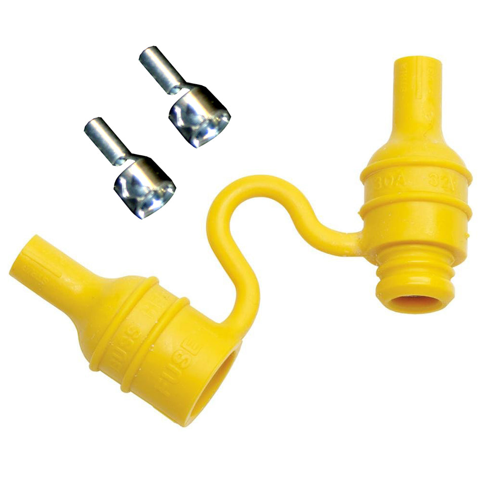 Blue Sea Systems Waterproof In-Line AGC/MDL Fuse Holder, 12-18 AWG, 30A Max — Quality Boat Parts