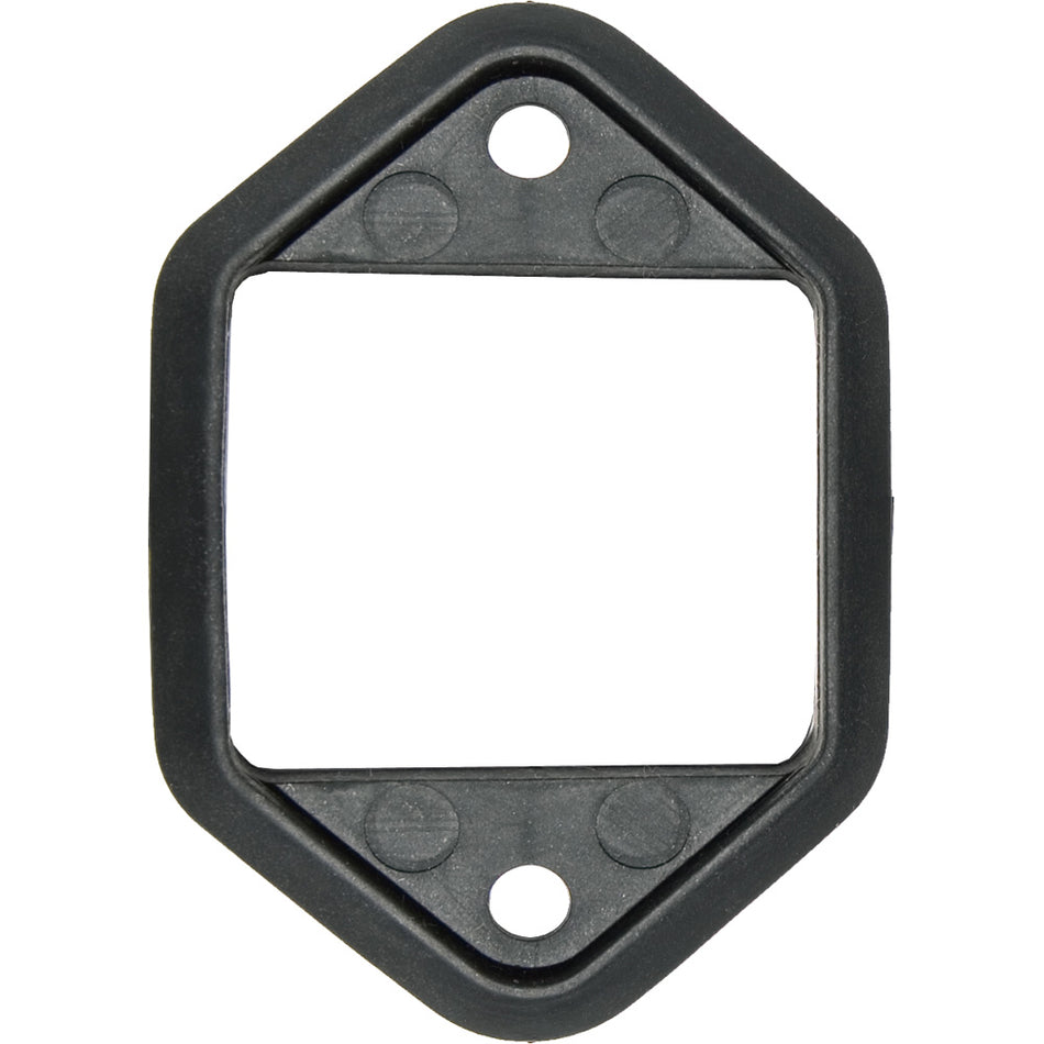 Blue Sea Systems 285-Series Circuit Breaker Panel Mount Adapter, For 185-Series or 285-Series Panel Mount Circuit Breakers, Self-Trimming Molded Rubber Bezel — Quality Boat Parts