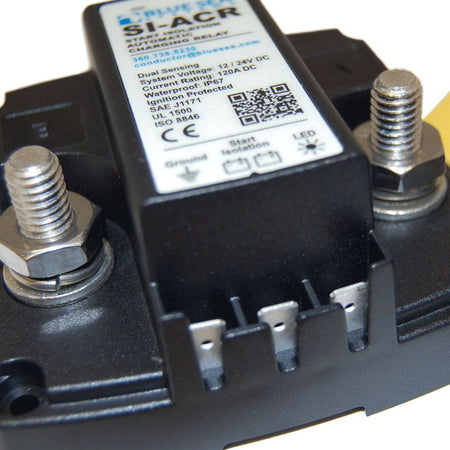 Blue Sea Systems SI-Series Automatic Charging Relay, 120A, 12V/24V, IP67, Ignition Protected — Quality Boat Parts