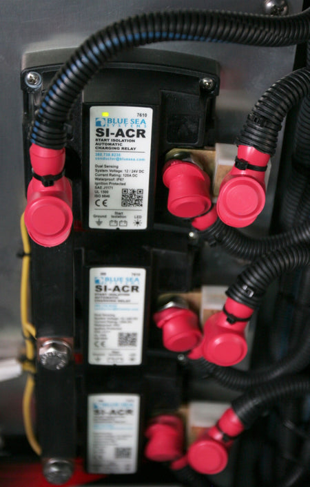 Blue Sea Systems SI-Series Automatic Charging Relay, 120A, 12V/24V, IP67, Ignition Protected — Quality Boat Parts