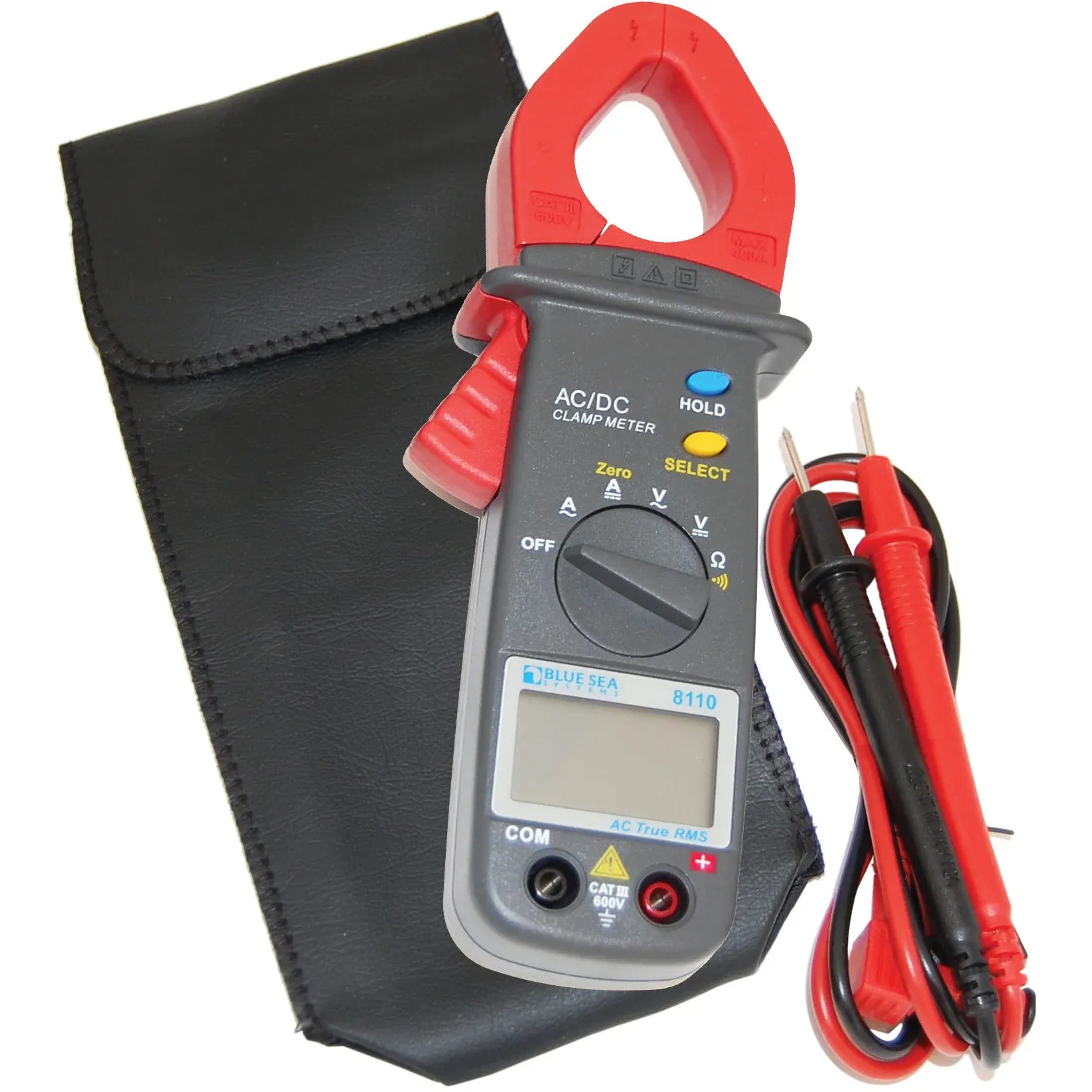Blue Sea Systems Mini Clamp Multimeter, AC/DC, 400A, 600V, True RMS — Quality Boat Parts