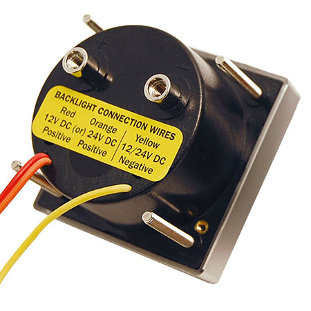 Blue Sea Systems AC Micro Ammeter, 0-50A, 2 in, Backlit Face, With Coil — Quality Boat Parts