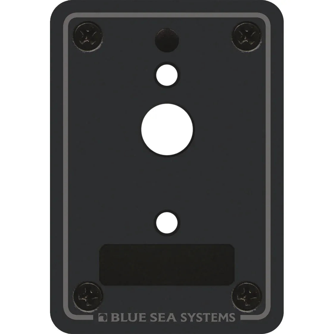 Blue Sea Systems A-Series Single Blank Mounting Panel, for Single-Pole Toggle Circuit Breakers, 1/8 in 5052 Aluminum — Quality Boat Parts