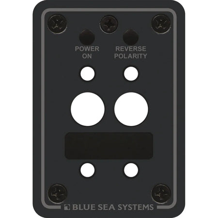 Blue Sea Systems A-Series Double Blank Mounting Panel, For Double Pole Toggle Circuit Breakers, 1/8 in 5052 Aluminum — Quality Boat Parts