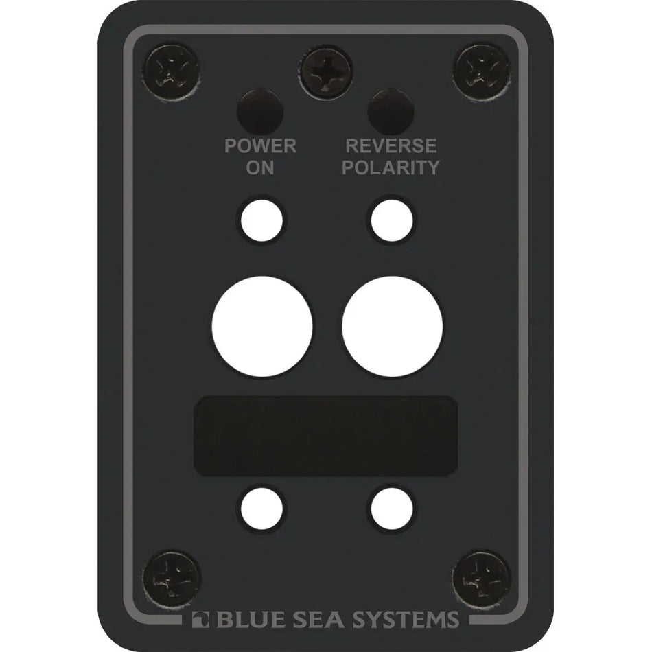 Blue Sea Systems A-Series Double Blank Mounting Panel, For Double Pole Toggle Circuit Breakers, 1/8 in 5052 Aluminum — Quality Boat Parts