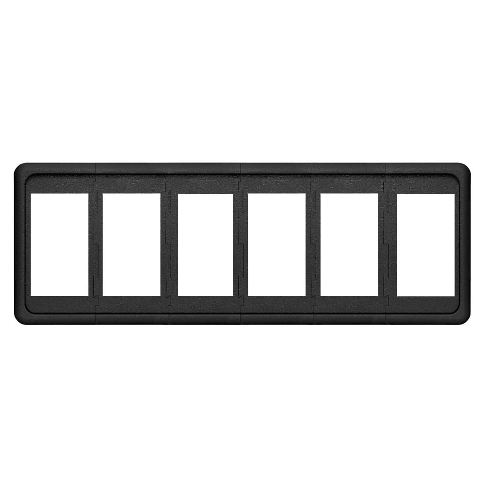 Blue Sea Systems Contura Switch Mounting Panel, 6 Position, For 6 Panel Thicknesses — Quality Boat Parts