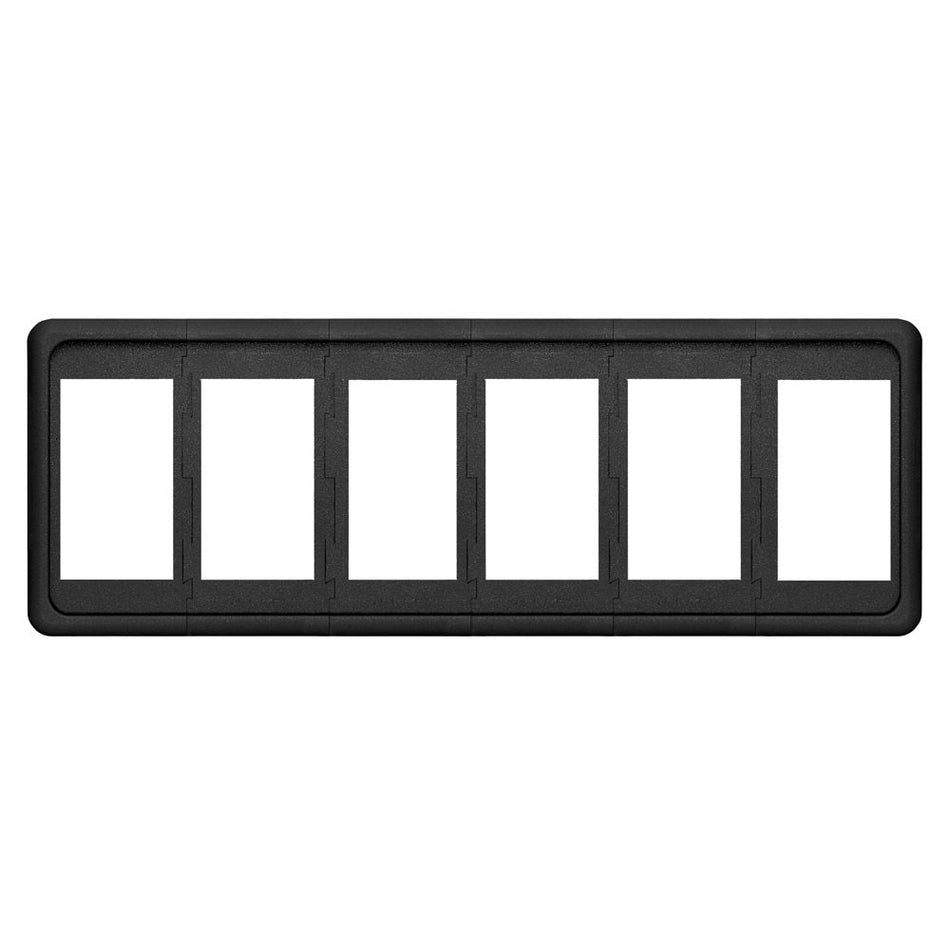 Blue Sea Systems Contura Switch Mounting Panel, 6 Position, For 6 Panel Thicknesses — Quality Boat Parts