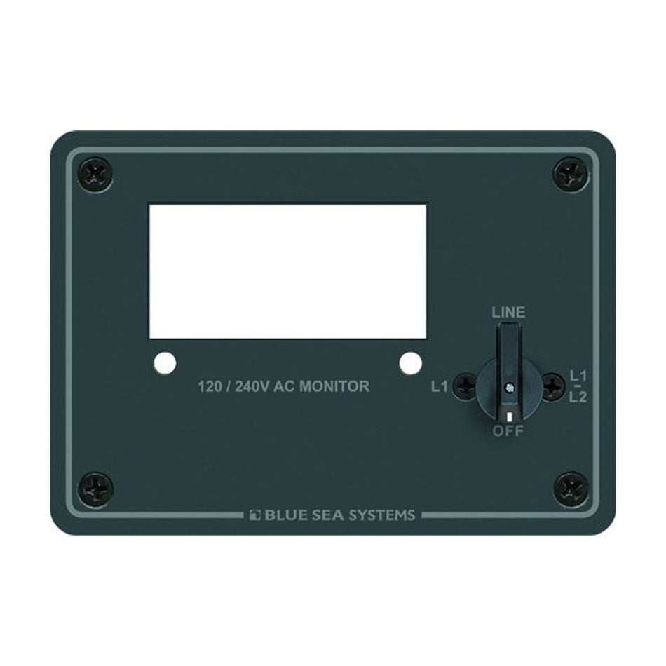 Blue Sea Systems 120/240V AC Digital Meter Panel, For 8247 AC Digital Multimeter, 2 Current Transformers Included — Quality Boat Parts