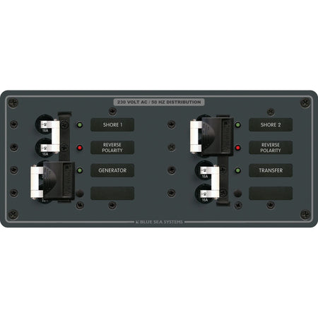 Blue Sea Systems AC Toggle Source Selector, 3 Source, 230V, 50A Max — Quality Boat Parts