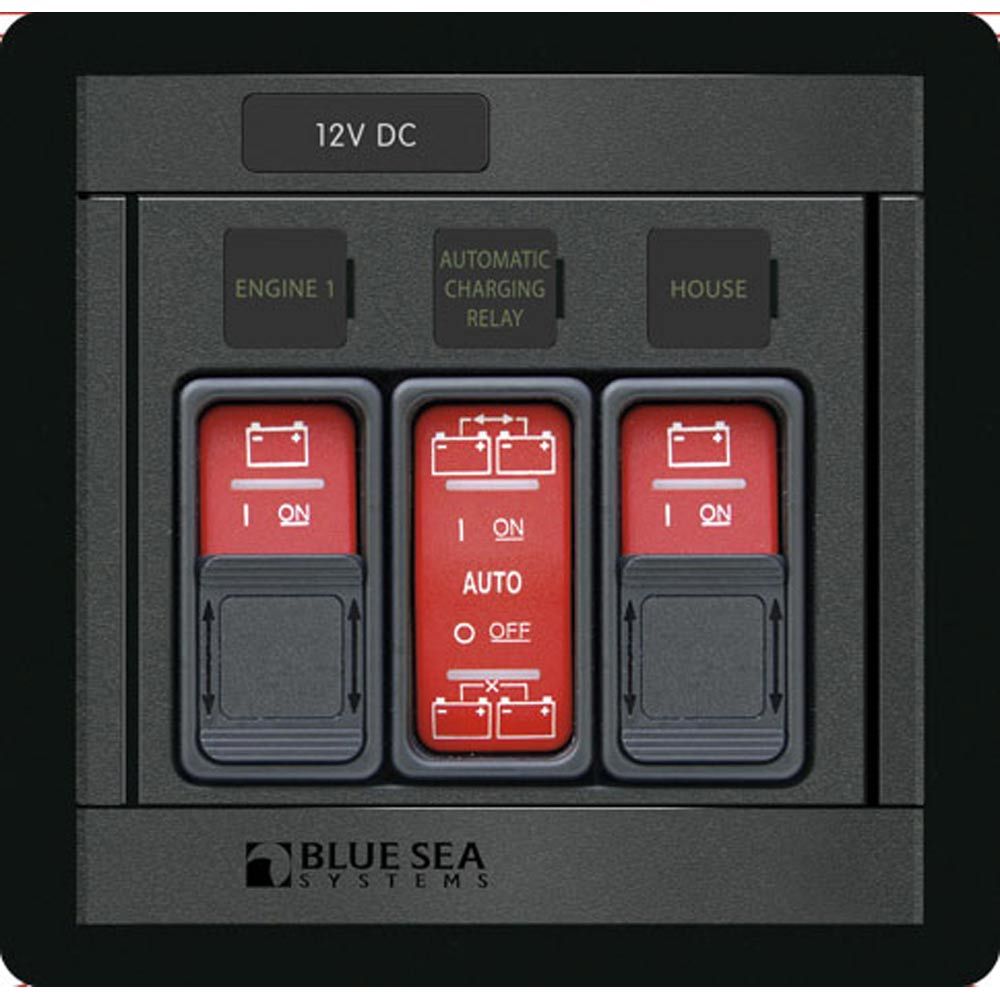 Blue Sea Systems Remote Control Panel, for ML-Series Switches and ML-ACR, 12/24V DC, 3-Position — Quality Boat Parts