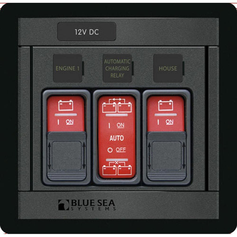 Blue Sea Systems Remote Control Panel, for ML-Series Switches and ML-ACR, 12/24V DC, 3-Position — Quality Boat Parts