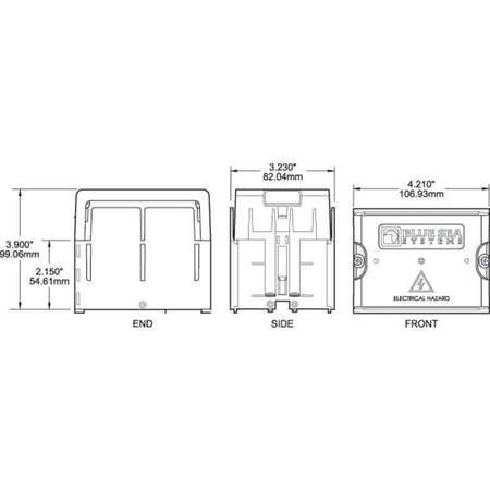 Blue Sea Systems AC Insulating Cover, 1 Module — Quality Boat Parts