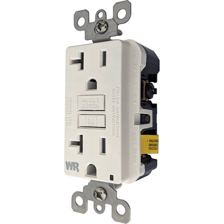 Blue Sea Systems Marine-Grade Dual GFCI Receptacle, 20A, 125V AC, Self-Testing, Class A 5mA — Quality Boat Parts