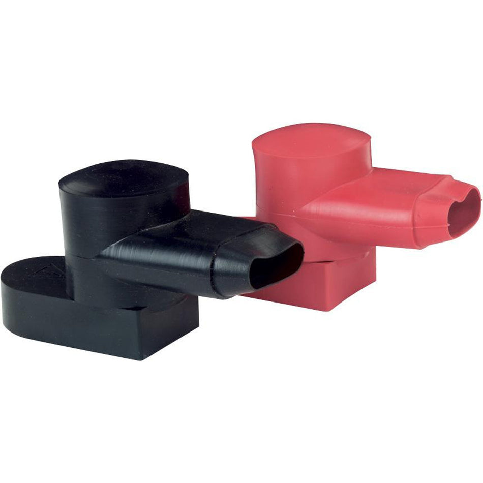 Blue Sea Systems Rotating Single Entry Cable Cap, Small Pair, For Integral Wing Nut Posts, 360 Degree Rotating Top — Quality Boat Parts