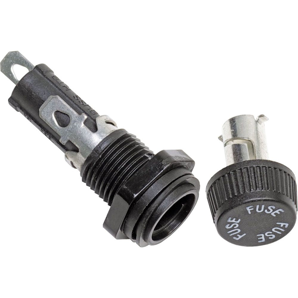 Blue Sea Systems Panel Mount AGC/MDL Fuse Holder, 20A, IP66 Front — Quality Boat Parts