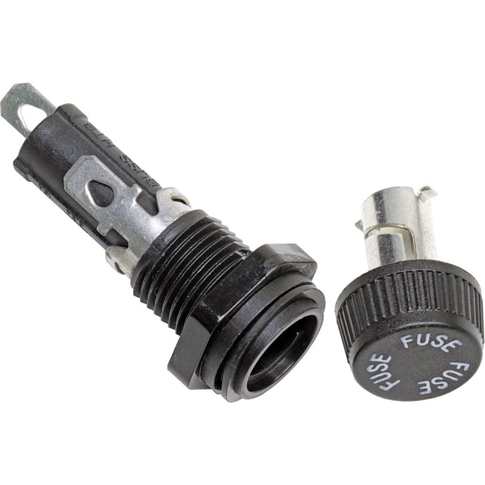 Blue Sea Systems Panel Mount AGC/MDL Fuse Holder, 20A, IP66 Front — Quality Boat Parts