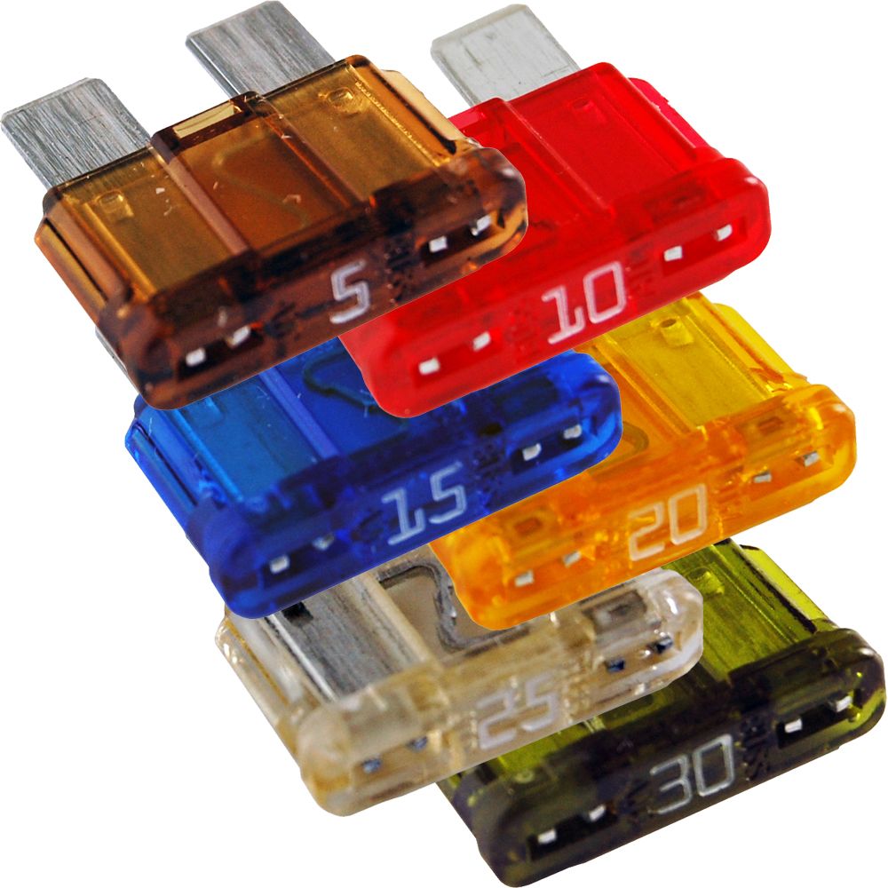 Blue Sea Systems ATC Fuse Kit, 6-Piece, 32V DC, 5A-30A — Quality Boat Parts
