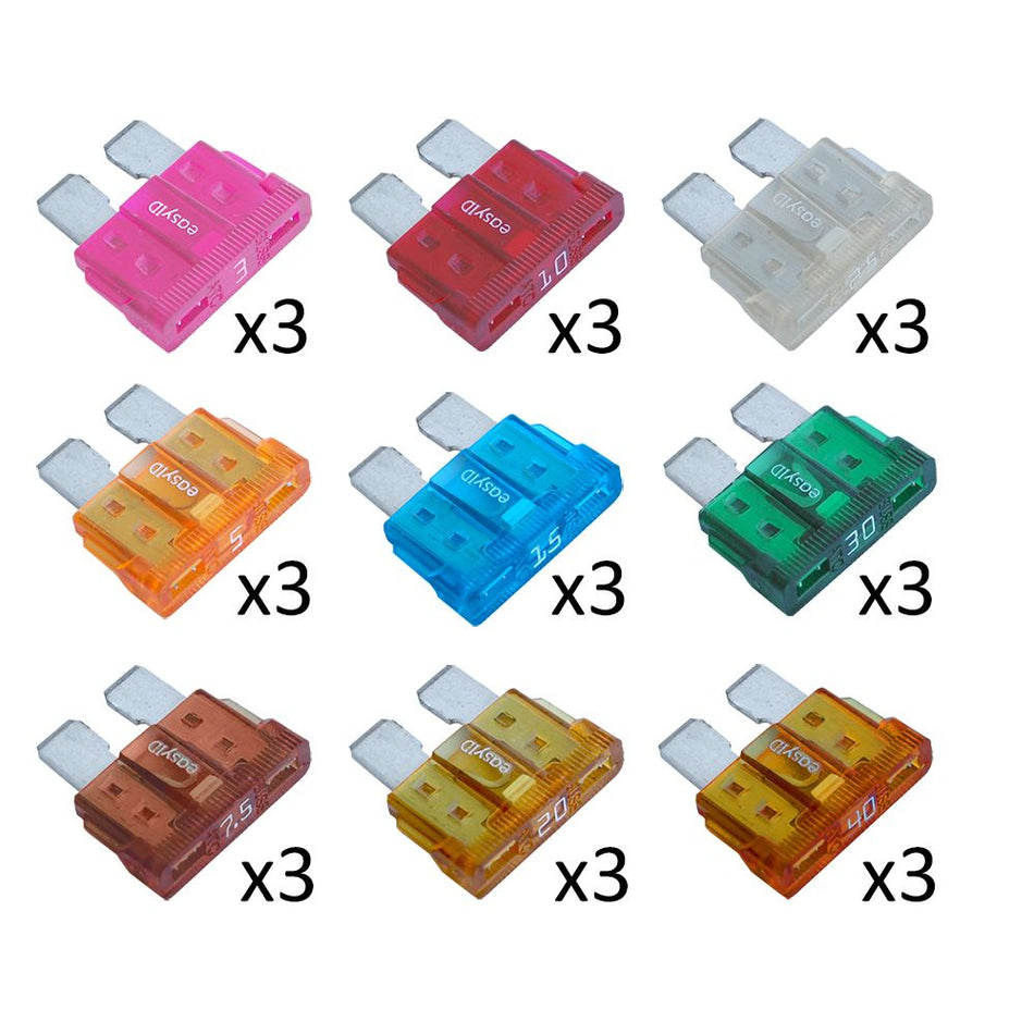 Blue Sea Systems easyID ATC Fuse Kit, 31-Piece, 32V DC, LED Blown-Fuse Indication — Quality Boat Parts