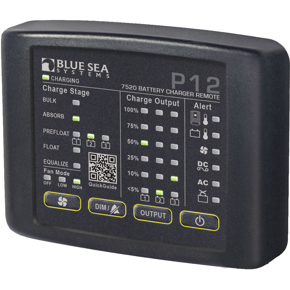 Blue Sea Systems P12 Battery Charger LED Remote, Cat5e, 150 ft Max Cable — Quality Boat Parts