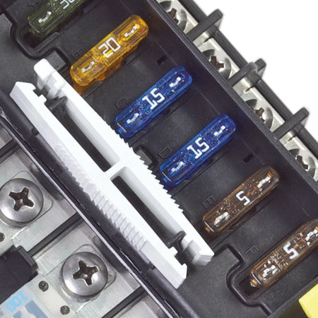 Blue Sea Systems SafetyHub 150 Fuse Block, 10-Circuit, 4 MIDI/AMI, 6 ATO/ATC, Ignition Protected — Quality Boat Parts
