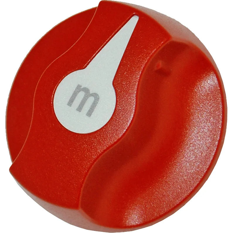 Blue Sea Systems M-Series Battery Switch Spare Knob, For 6006, Red — Quality Boat Parts