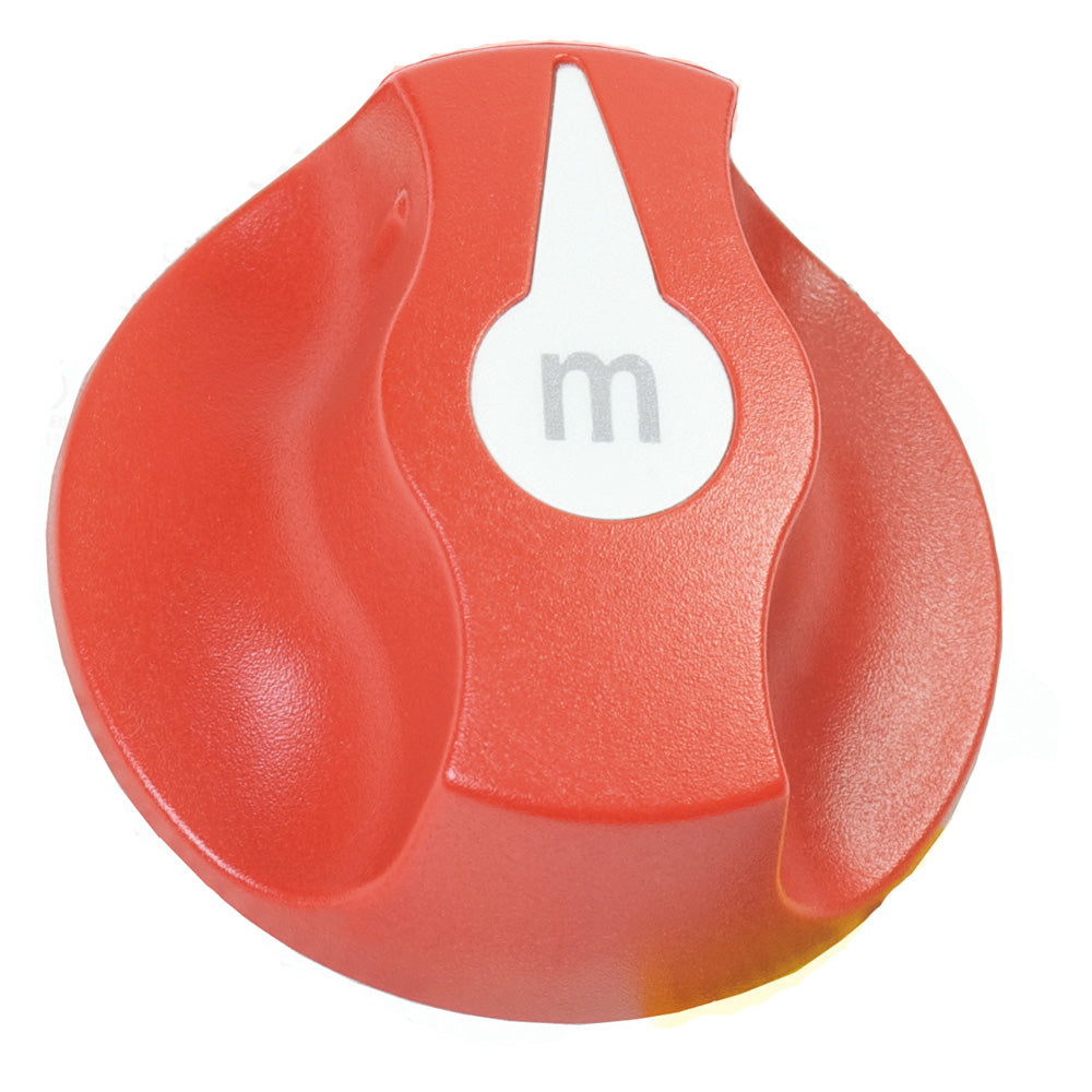 Blue Sea Systems M-Series Battery Switch Spare Knob, For 6006, Red — Quality Boat Parts