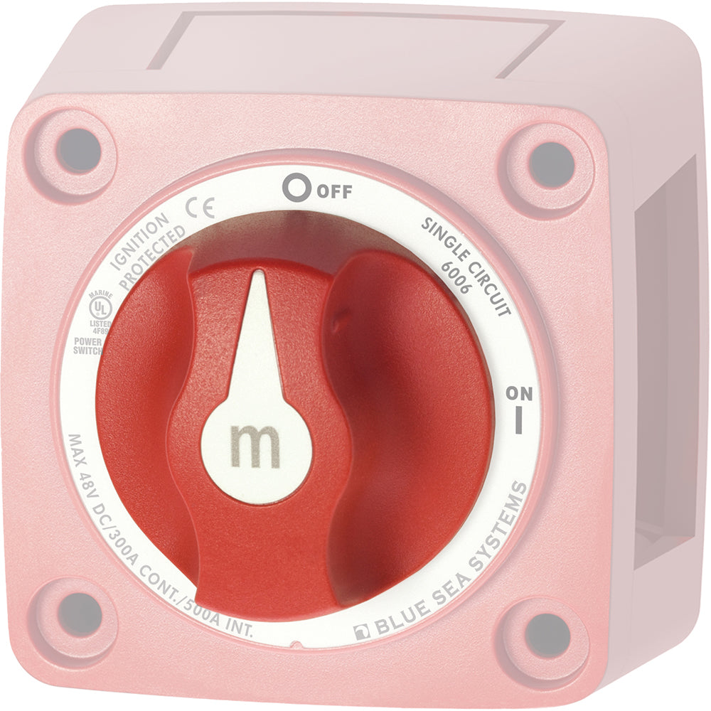 Blue Sea Systems M-Series Battery Switch Spare Knob, For 6006, Red — Quality Boat Parts
