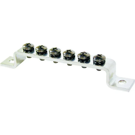 Blue Sea Systems MiniBus Common Grounding BusBar, 100A, 6-Gang, 48V DC — Quality Boat Parts